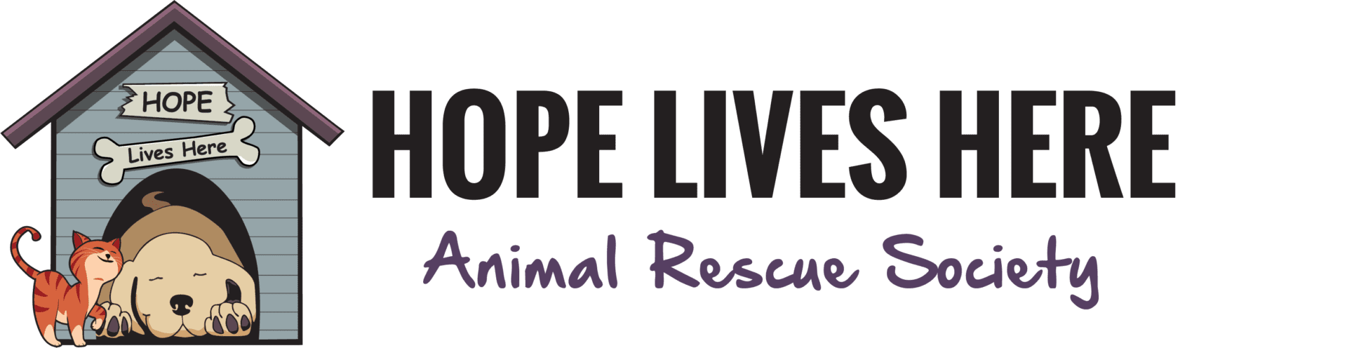 Hope Lives Here Animal Rescue Logo