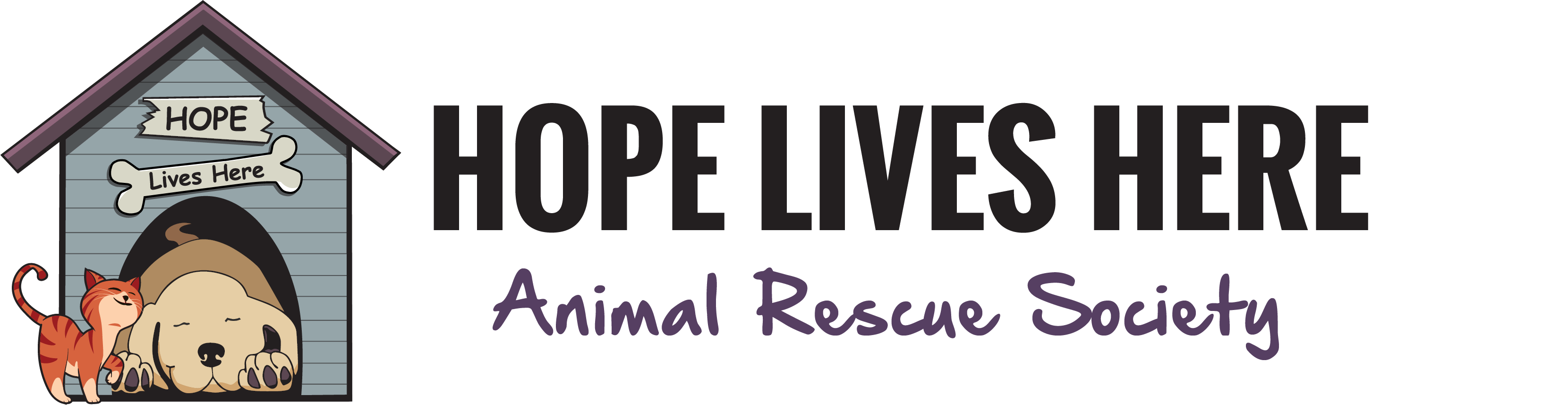 Hope Lives Here Animal Rescue Logo