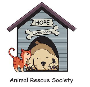 Hope lives here animal rescue society logo